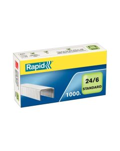 Rapid 24/6 nitomanasta galvanoitu 1000kpl