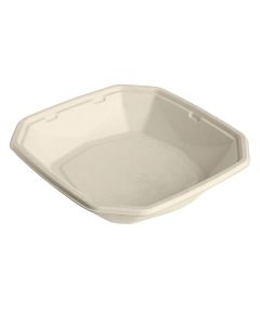 Duni Octabagasse® rasia 1-lokero ruskea 1000ml PBAT/PLA-pinnoite 224x224x42mm 50kpl