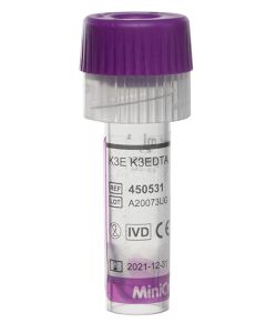 MiniCollect®EDTA K3 -putki 1ml kauhalla 50kpl
