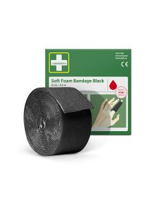 Cederroth Soft laastari Musta 6 cm x 4,5 m
