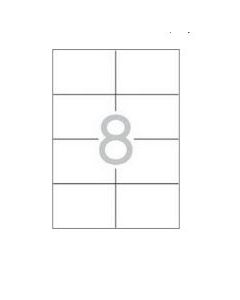 Multi3 tulostustarra 8-jakoinen 105x74mm 100ark