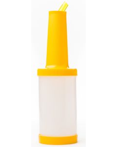 Mikseripullo/Mehupullo 1,0L keltainen