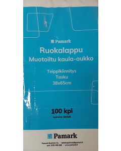 Pamark ruokalappu taskulla 38x65cm teippikiinnitys 100kpl