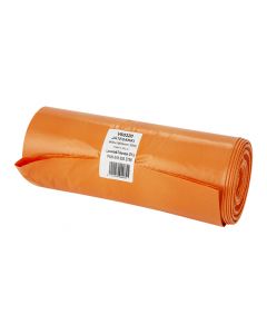 L&T jätesäkki 200L oranssi LD-PE 900x1600mm/0,05 10kpl