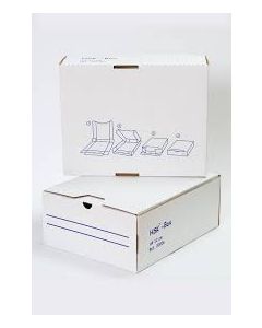 Arkistolaatikko "HSK-boxi" valkoinen A4 12cm