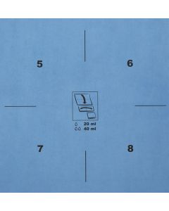 Vileda r-MicronQuick mikrokuitupyyhe taitteluohjeella sininen 38x40cm