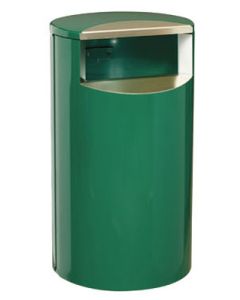 Helsinki Siti roska-astia vihreä maalattu teräs eri kokoja
