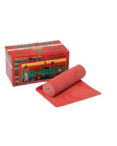 CanDo®-vastuskuminauha vähäpuuterinen 12cm x 5,5m - punainen - light
