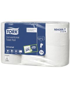Tork T4 Universal wc-paperi 2-krs luonnonvalkoinen 38,30m/42rll