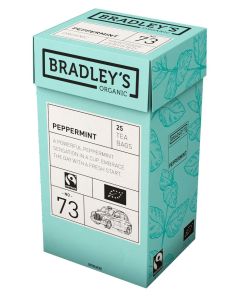 Bradley's Peppermint luomu yrttihauduke tee 4x25pss