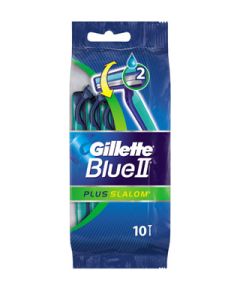 Gillette Blue II Plus Slalom partahöylä 10kpl