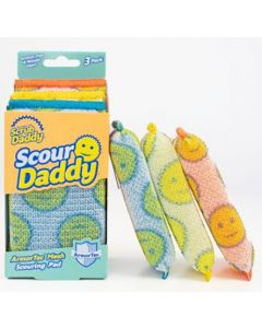 Scrub Daddy® puhdistussieni Scour Daddy 3kpl (oranssi, sininen ja keltainen)