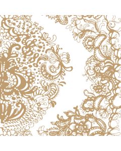 Vallila Tissue lautasliina Mandariini Gold 24x24cm 3-krs 240kpl