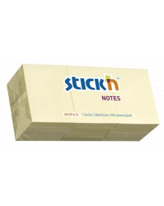 Stick´n viestilappu keltainen 38x51mm 12x100kpl