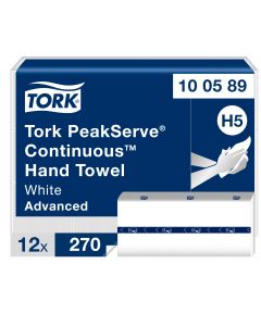 Tork H5 PeakServe® Continuous™ Advanced käsipyyhe valkoinen 3240ark