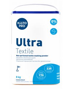 Kiilto Pro Ultra Textile pyykinpesujauhe hajustamaton 8kg
