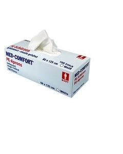 Med-Comfort® esiliina 80x125 cm valkoinen 100kpl