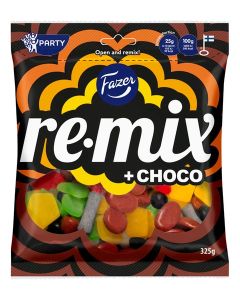 Fazer Remix + choco 325g makeissekoituspussi 325g