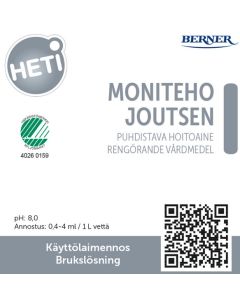 HETI Moniteho Joutsen 1L etikettitarra käyttöliuospulloon