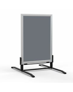 Heiluriteline 70x100cm alumiinivärinen