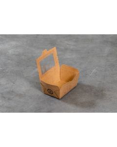 Salaattirasia ikkunalla ruskea 900ml 50kpl
