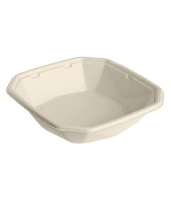Duni Octabagasse® rasia 1-osainen bagassi ruskea 650ml PBAT/PLA-pinnoite 183x183x42mm 50kpl