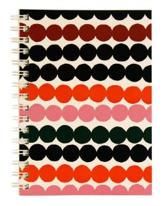 Muistikirja A5 Räsymatto kierre  color blanco