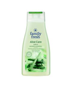 Family Fresh Aloe Care shower & shampoo 500ml