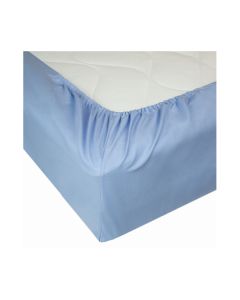 Muotoonommeltu aluslakana PRO 90x200x25cm v. sininen