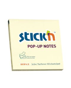 Stickn Z-Notes viestilappu keltainen 76x76mm 100kpl