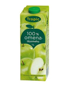 Tropic 100% omenatäysmehu 10x1L