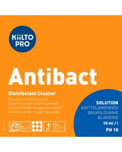Kiilto käyttölaimennusetiketti Antibact 100kpl/rll
