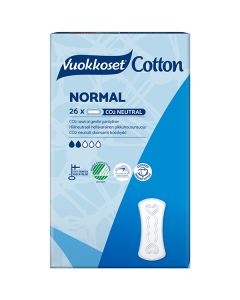 Vuokkoset® Cotton normal pikkuhousunsuoja 26kpl