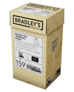 Bradley's Tropical Fruit musta luomu tee 4x25pss
