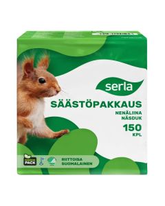 Serla nenäliina 2-krs säästöpakkaus 150 kpl