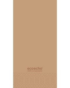 Duni lautasliina ecoecho® ruskea 40x40cm 1/8 2-krs 300kpl