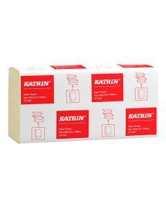 Katrin Non Stop M käsipyyhe 2-krs Z-taitto keltainen 2835ark