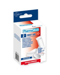 Pharmadoct elastinen tukiside 6cm x 4m 2rll