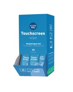 Kiilto Pro Touchscreen wipe yleispuhdistuspyyhe yksittäispakattu 95kpl