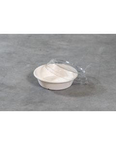 Kansi bagassikulholle 900ml 370609 kirkas RPET 40kpl