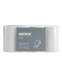 Katrin Plus 400 wc-paperi EasyFlush 2-krs valkoinen 50,0m/40rll