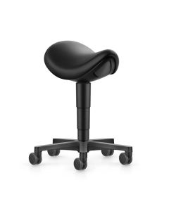 Stool satulatuoli musta keinonahka