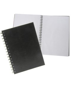 Binderbooks A5 konttorikirja viivoitus kierresidottu 160 sivua