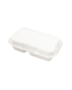 Huhtamäki ateriarasia 2-osainen bagassi 25x15,8x6,3cm 50kpl
