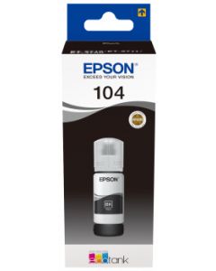 Epson 104 Ecotank C13T00P140 musta tulostinmuste pullo 65ml