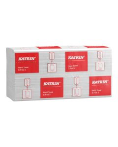 Katrin Classic käsipyyhe C-taitto 2-krs valkoinen  1600ark