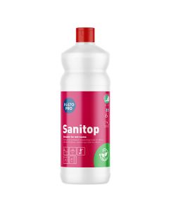 Kiilto Pro Sanitop hajustamaton 1L puhdistusaine saostumien poistoon