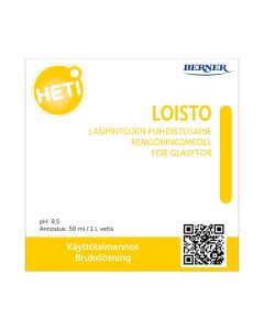HETI Loisto etikettitarra käyttöliuospulloon