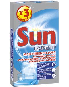 Sun astianpesukoneen puhdistusaine 3x40g annospussi