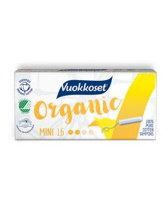 Vuokkoset® Organic Mini tamponi 16kpl